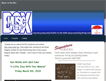 Tablet Screenshot of musicinthebox.org